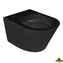 Wiesbaden Vesta Rimless Wandcloset 52cm Zonder Zitt. Mat-zwart