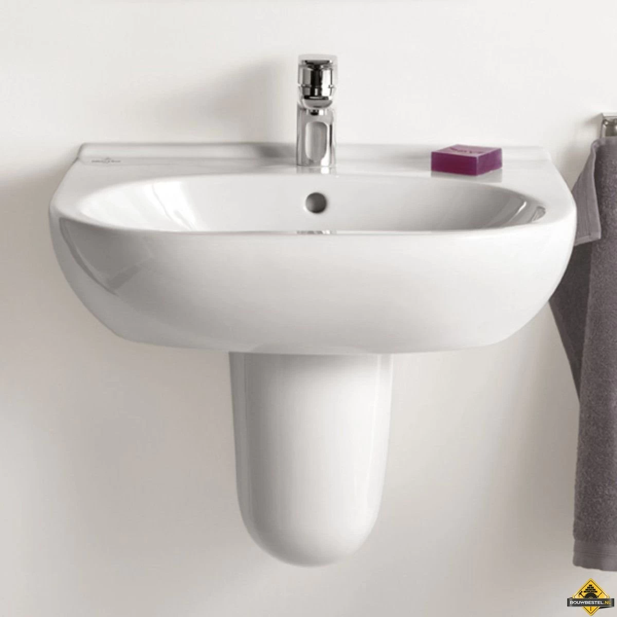 Villeroy & Boch O.Novo Wastafel 60x49cm - Afbeelding 2