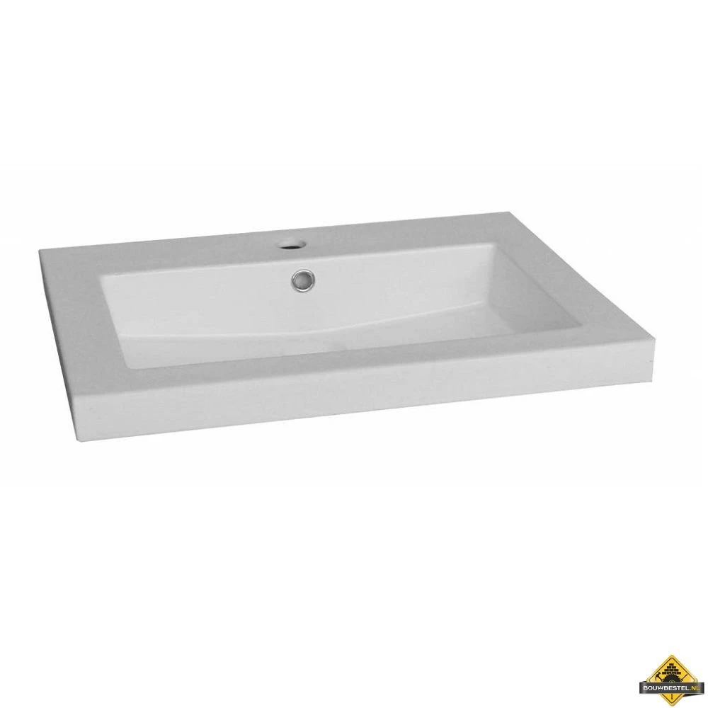 Wasblad Trend Keramiek 60 Cm Met 1 Kraangat