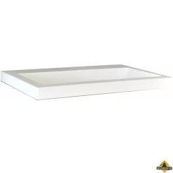 Wiesbaden Flag Wastafel 60x36 Cm Wit Met Kraangat