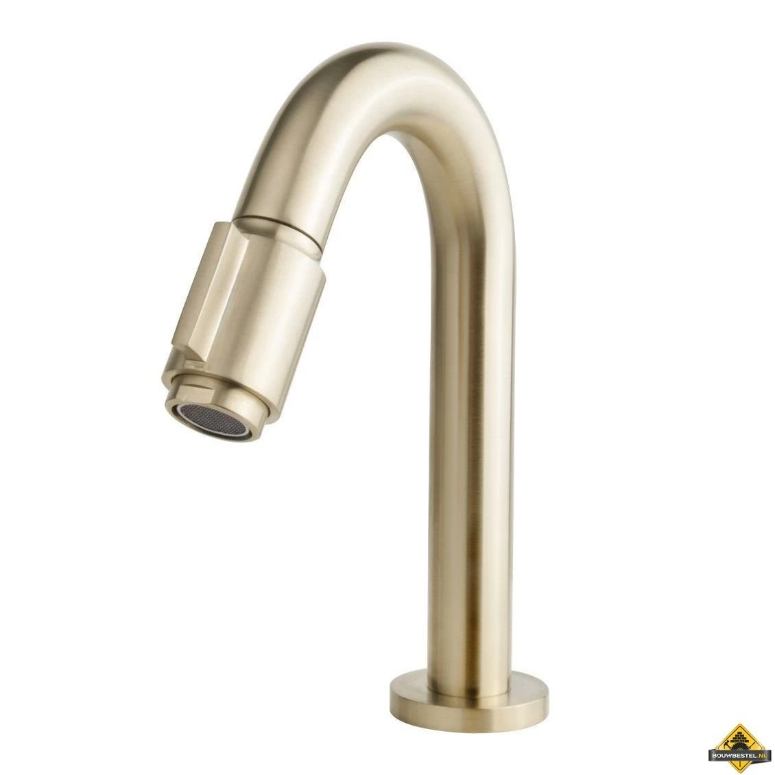 Wiesbaden Victoria Luxe Toiletkraan 1/2'' | Geborsteld Messing