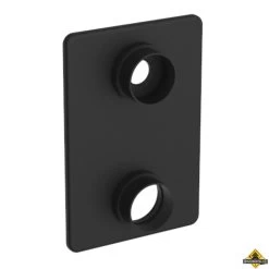 Wiesbaden 8mm Verlengset Tbv 2-knops Douchethermostaat | Mat-zwart