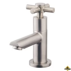 Wiesbaden Asmaro KIWA Toiletkraan Ker. 1/2 Geborsteld Staal