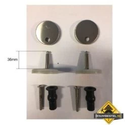 Bevestigingset Tbv Metro-Amor Lang Zitting RVS