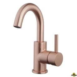 Wiesbaden Caral Opbouw Wastafelkraan Met Draaibare Uitloop | Geborsteld Koper