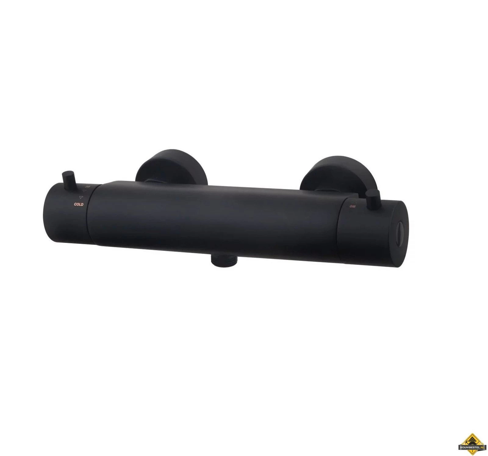 Wiesbaden Cool Touch Douchethermostaat Zwart