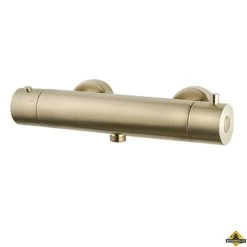 Wiesbaden Cool Touch Douchethermostaat | Geborsteld Messing