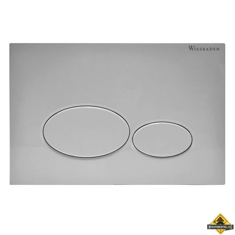 Wiesbaden Drukplaat Tbv Inbouwreservoir Mat-wit
