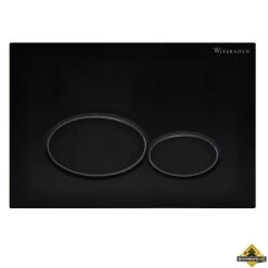 Wiesbaden Drukplaat Tbv Inbouwreservoir Mat-zwart