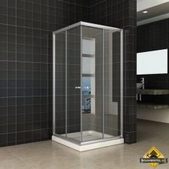 Eco Hoekinstap Douchecabine 5mm 900x900x1900 Helder Glas