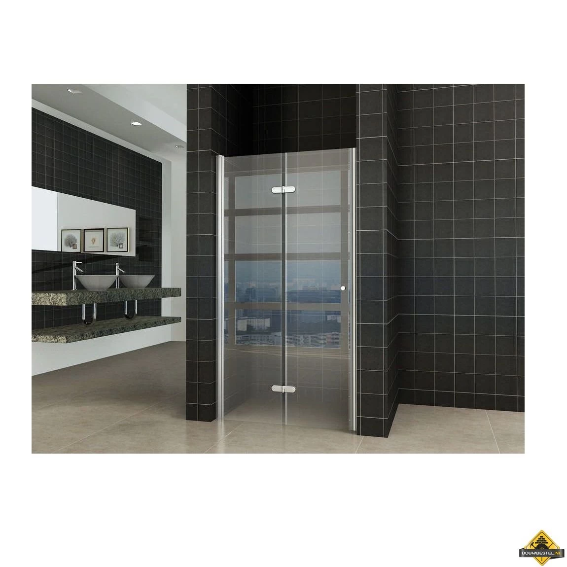 Wiesbaden Fold Vouwbare Nisdeur 80 Cm Links