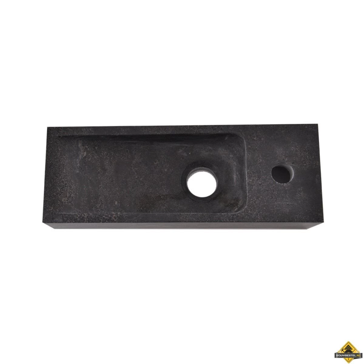 Wiesbaden Hardstenen Smal Fonteintje Rechts 38x14x8 - Afbeelding 3