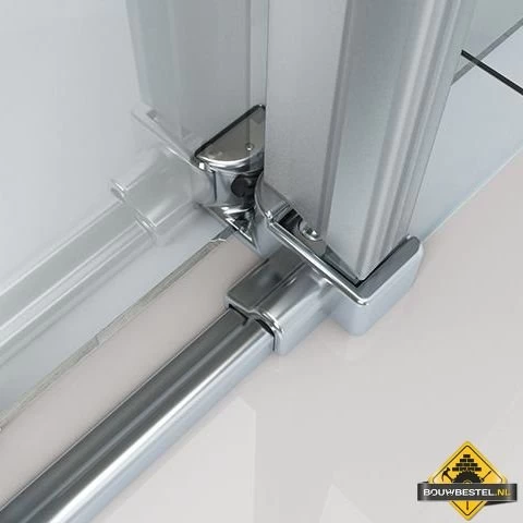 Wiesbaden Hoekinstap + 2 Schuifdeuren 900x900x2000 Chroom 8mm NANO - Afbeelding 5