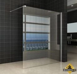 Wiesbaden Inloopdouche + Muurprofiel 1600x2000 8mm NANO Glas