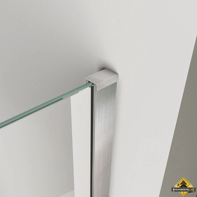 Wiesbaden Brush Inloopdouche Met RVS-look 100 Cm - Afbeelding 2