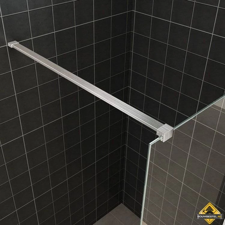 Wiesbaden Brush Inloopdouche Met RVS-look 100 Cm - Afbeelding 3