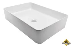 Wiesbaden Link Opzetwastafel Rechthoek 350x500x145 Wit