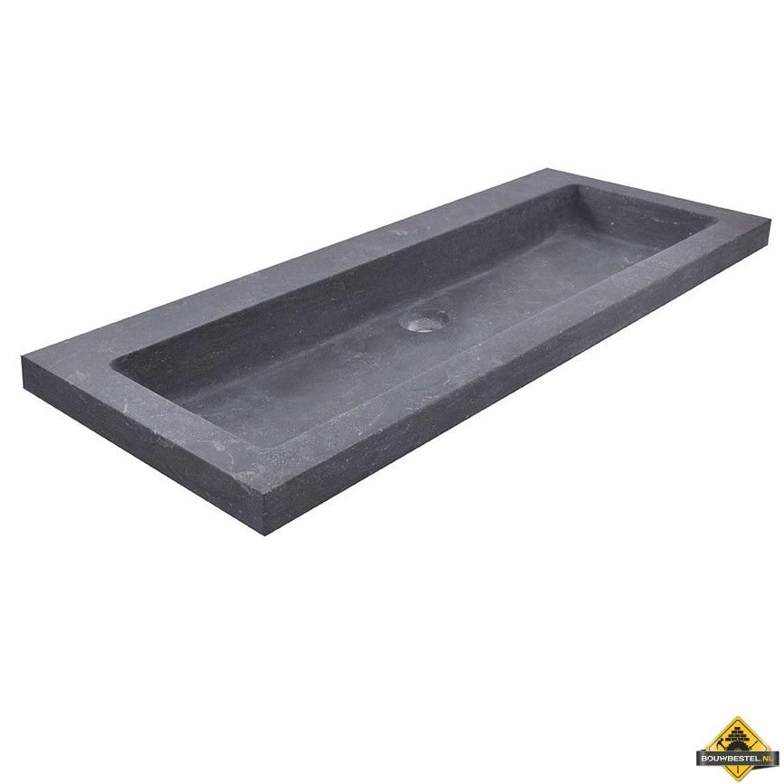 Wiesbaden B-Stone Wastafel 100x46cm Zonder Kraangat