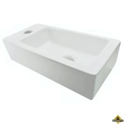 Wiesbaden Mini-Rhea Links Fontein 360x180x90 Mat-wit