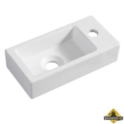 Wiesbaden Mini-Rhea Rechts Fontein 360x180x90 Mat-wit