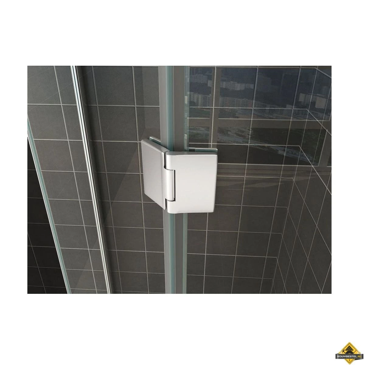 Wiesbaden Pentagon Douchecabine 8mm NANO 1000x1000x2000 - Afbeelding 3