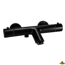Rio Thermostaat Badmengkraan 15cm Mat Zwart