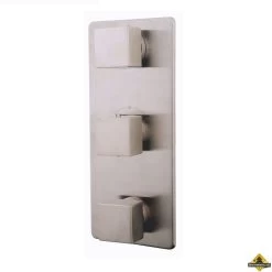 Wiesbaden Rombo Inbouw Douchekraan Afbouwset 3-weg RVS-look