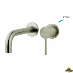 Wiesbaden Rozet 75mm Tbv Kraangedeelte 29.4121 Geborsteld Staal