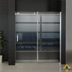 Wiesbaden Schuifbare Nisdeur 2-d. 1700x2000 Chroom 8mm NANO