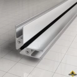 Wiesbaden Set Magneetstrips 8mm Chroom Tbv 1/4 Ronde Cabine