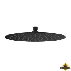 Wiesbaden Ufo Luxe Hoofddouche Ultra Plat 30 Cm Mat Zwart