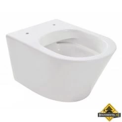 Wiesbaden Vesta Rimless Wandcloset 52cm Zonder Zitting Wit