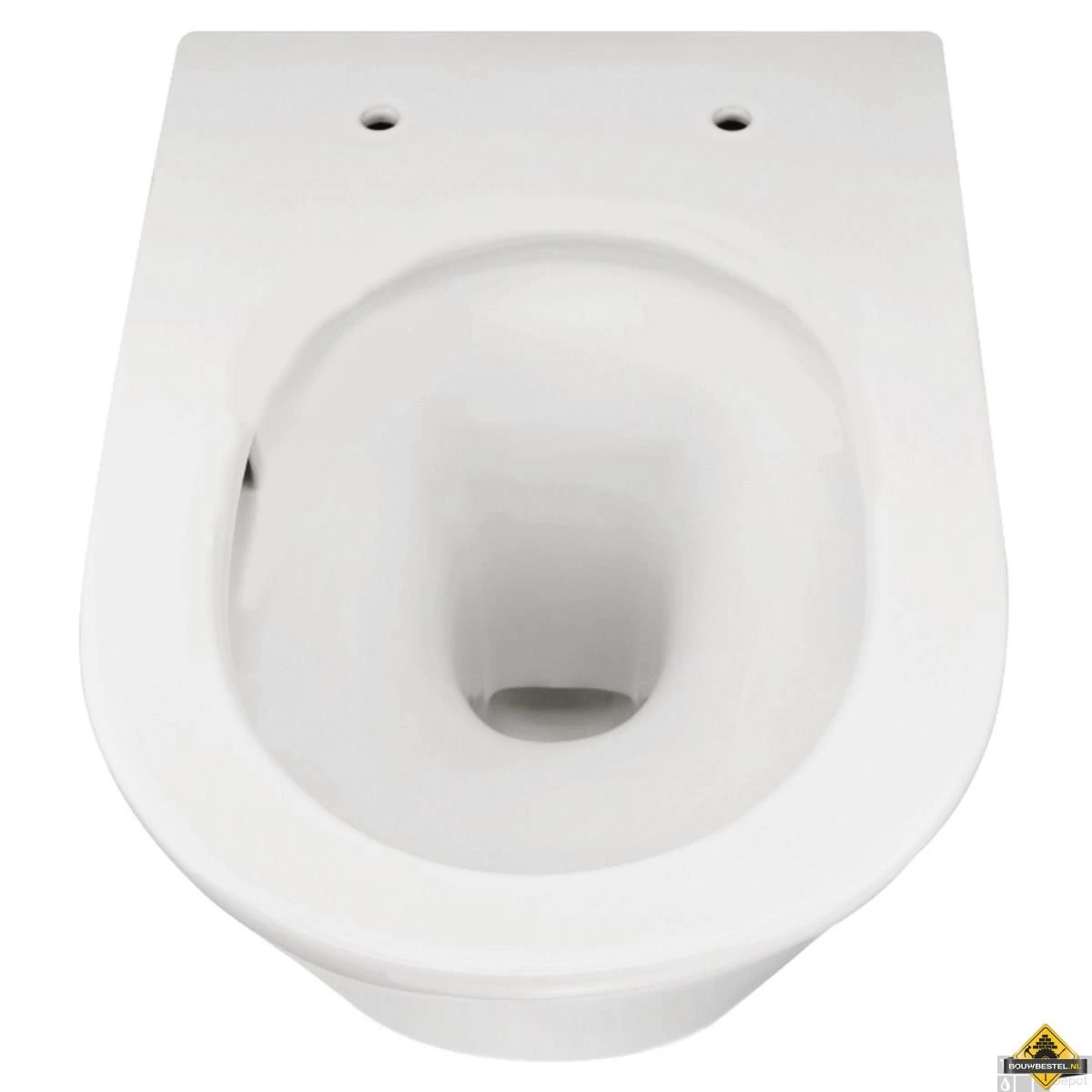 Wiesbaden Vesta Rimless Wandcloset Tornado Flush Mat Wit - Afbeelding 2