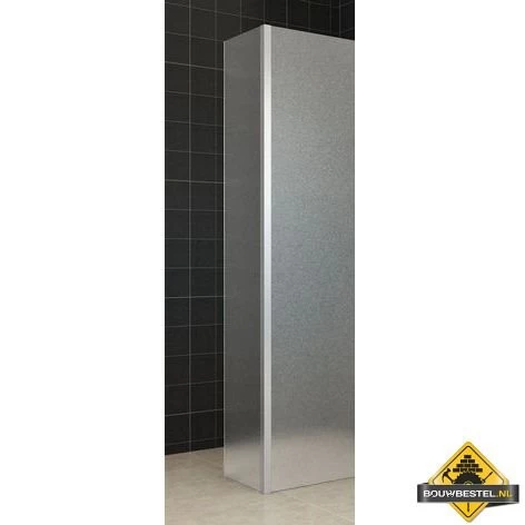 Wiesbaden Frosted Hoekwand Matglas 350x2000 Nano