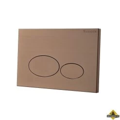 Wiesbaden X32 Metal Drukplaat Voor Inbouwreservoir Geborsteld Brons Koper