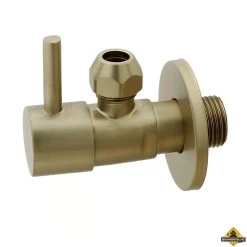 Xellanz Minimal Hoekstopkraan 3/8" X 3/8" Of Knel 10 Mm Geborsteld Messing